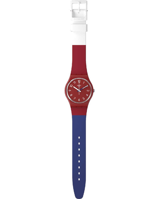 SWATCH Gent Biosourced Colore Blocco Multicolor Silicone Strap