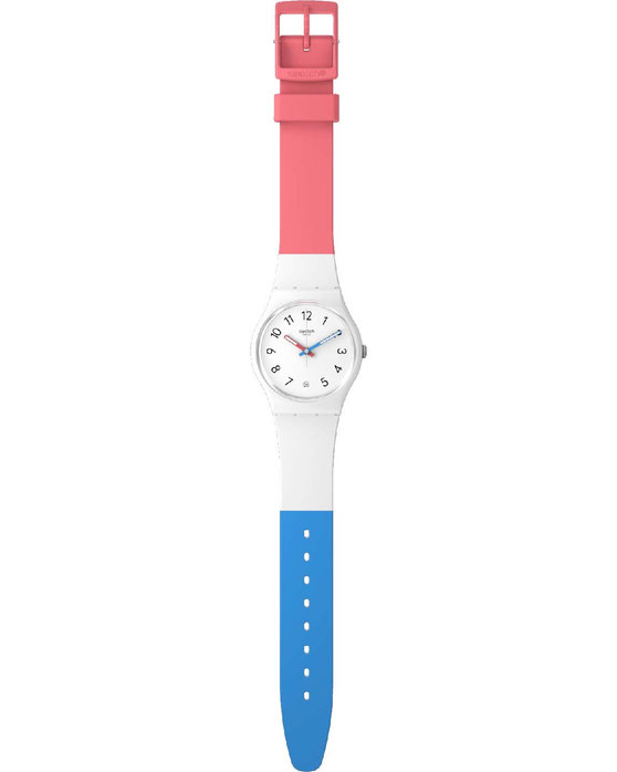 SWATCH Gent Biosourced Gent In The Block Multicolor Silicone Strap