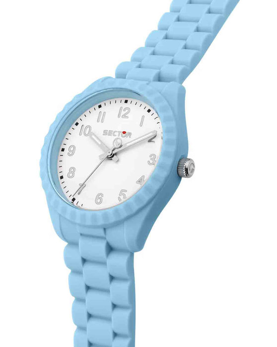 SECTOR Diver Light Blue Plastic Strap