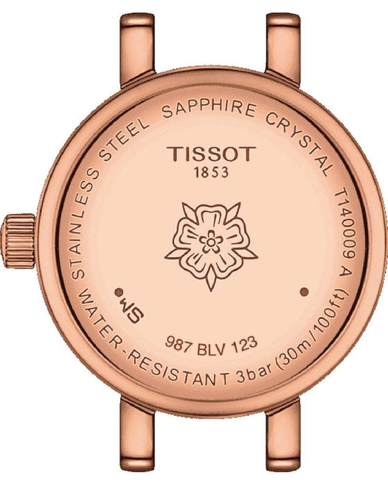 TISSOT T-Lady Lovely Round Rose Gold Stainless Steel Bracelet