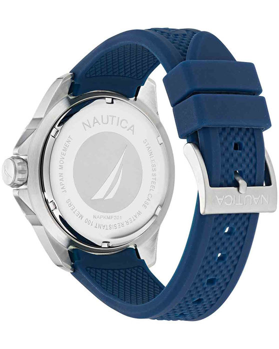 NAUTICA Koh May Bay Blue Silicone Strap