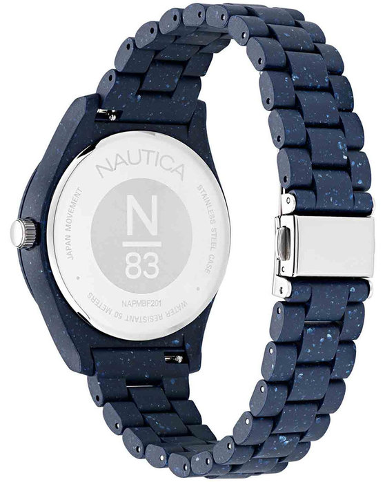 NAUTICA N83 Mercury Bay Blue Plastic Strap