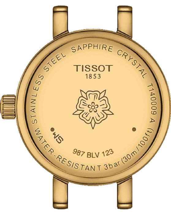 TISSOT T-Lady Lovely Round Green Leather Strap