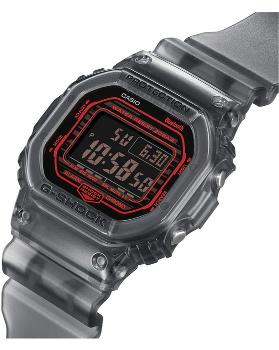 CASIO G-SHOCK Smartwatch Chronograph Grey Rubber Strap