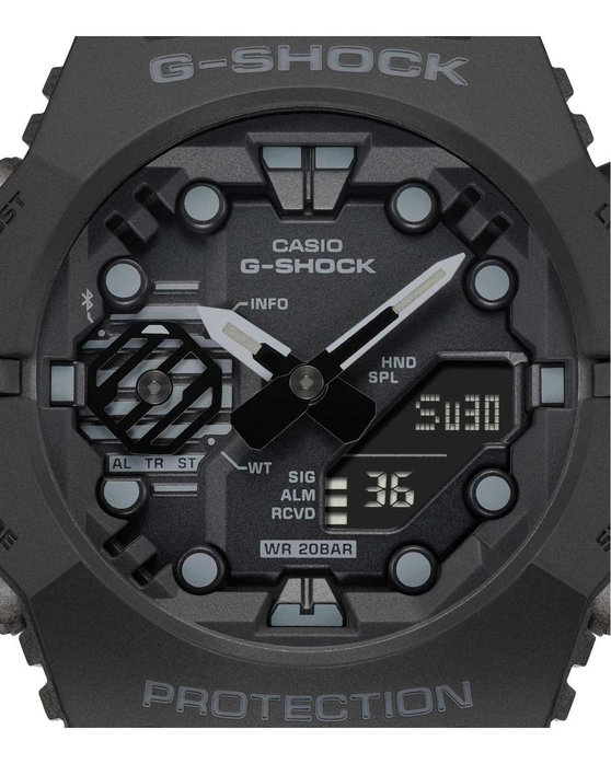 CASIO G-SHOCK Smartwatch Chronograph Black Rubber Strap