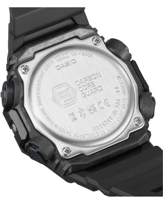 CASIO G-SHOCK Smartwatch Chronograph Black Rubber Strap