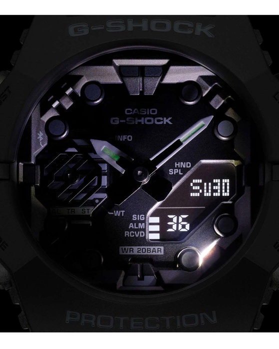 CASIO G-SHOCK Smartwatch Chronograph Black Rubber Strap