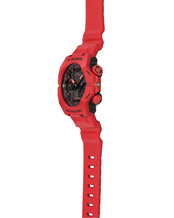 CASIO G-SHOCK Smartwatch Chronograph Red Rubber Strap