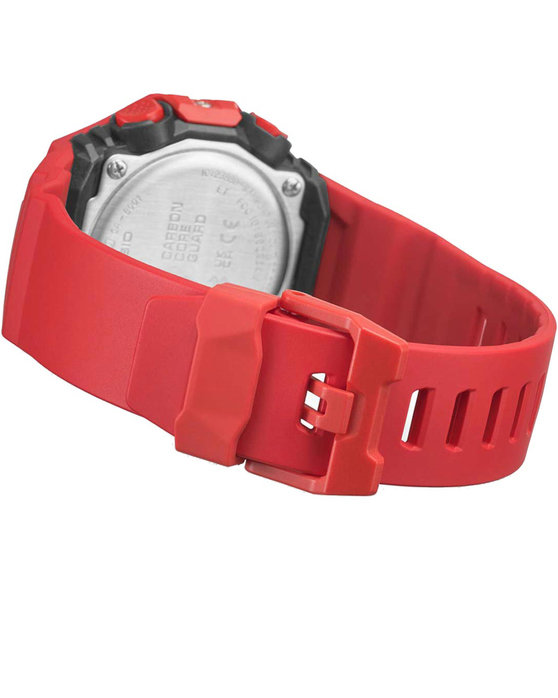 CASIO G-SHOCK Smartwatch Chronograph Red Rubber Strap