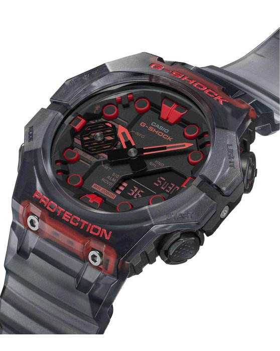 CASIO G-SHOCK Smartwatch Chronograph Black Rubber Strap