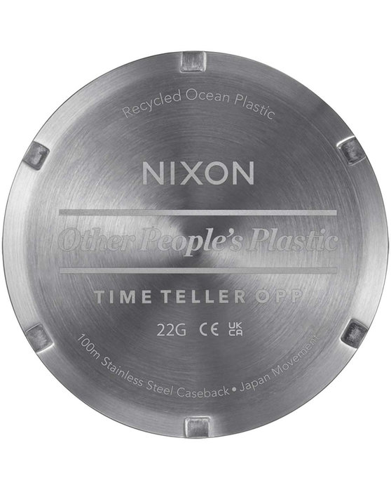 NIXON Time Teller OPP Black Plastic Strap