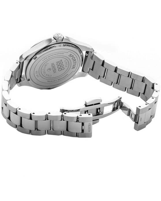 ROAMER Sportiva Diamond Silver Stainless Steel Bracelet Gift Set