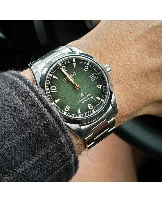 SEIKO Prospex Alpinist Land Automatic Silver Stainless Steel Bracelet