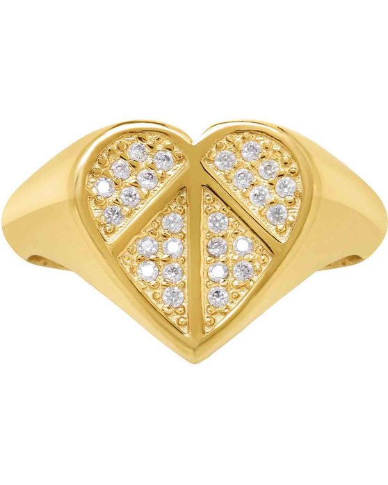 Δαχτυλίδι DOUKISSA NOMIKOU Full Love Chevalier Ring Pave (One Size)