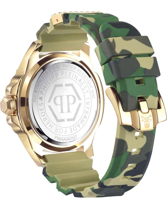 PHILIPP PLEIN The Skull Camo Rubber Strap