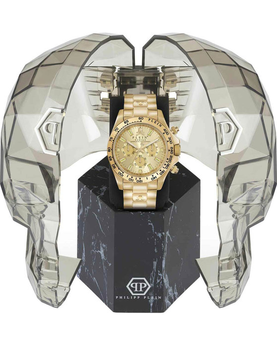 PHILIPP PLEIN Nobile Chronograph Gold Stainless Steel Bracelet