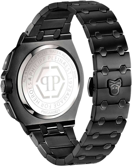 PHILIPP PLEIN The Plein Extreme Chronograph Black Stainless Steel Bracelet