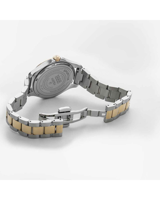 ROAMER Sportiva Diamonds Two Tone Stainless Steel Bracelet Gift Set