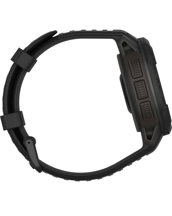 GARMIN Instinct Crossover Solar Tactical Black Silicone Strap