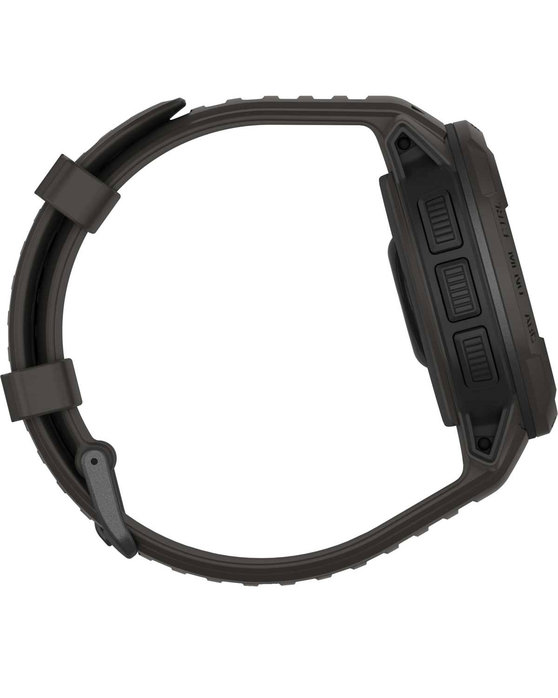 GARMIN Instinct Crossover Solar Graphite Black Silicone Strap