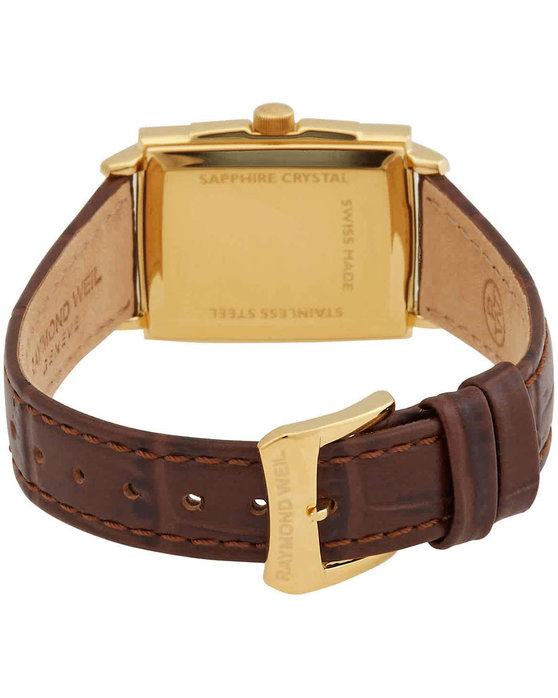 RAYMOND WEIL Toccata Brown Leather Strap