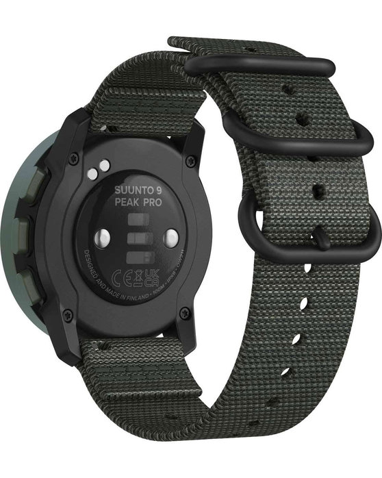 SUUNTO 9 Peak Pro Forest Green Textile Band