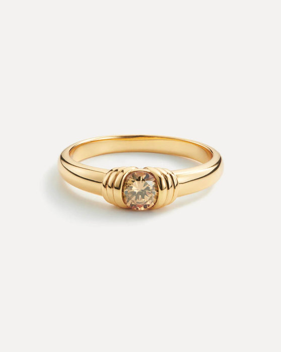 Δαχτυλίδι ALEYOLE Trace Gold Ring (No 12)