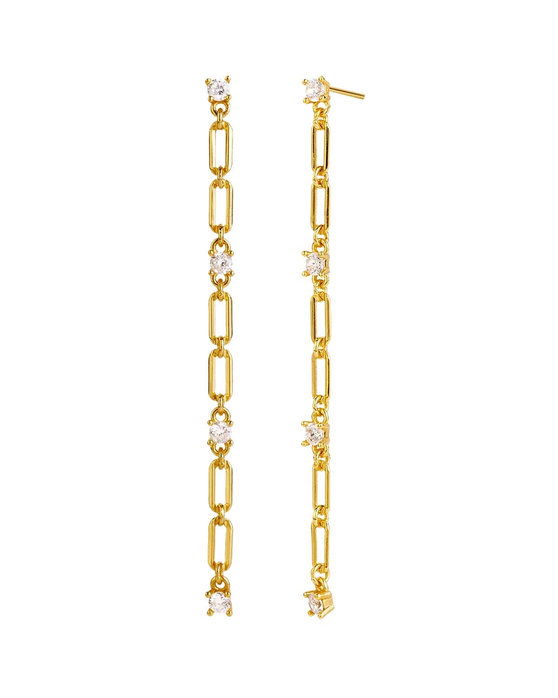 Σκουλαρίκια ALEYOLE Lauren Gold Earrings