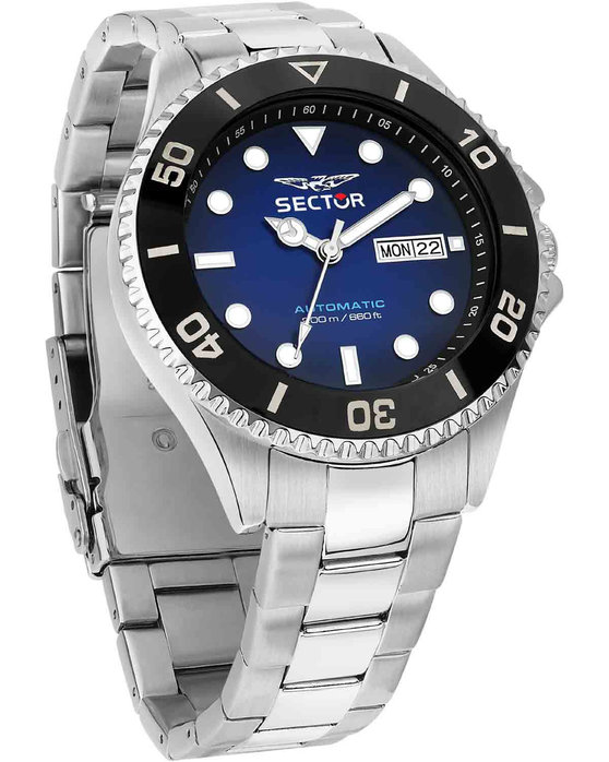 SECTOR 230 Automatic Silver Stainless Steel Bracelet