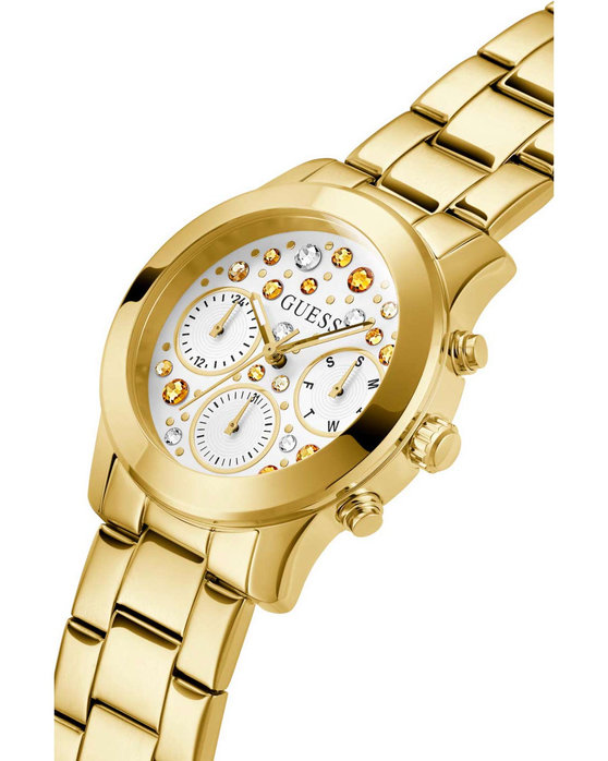 GUESS Fantasia Crystals Gold Stainless Steel Bracelet