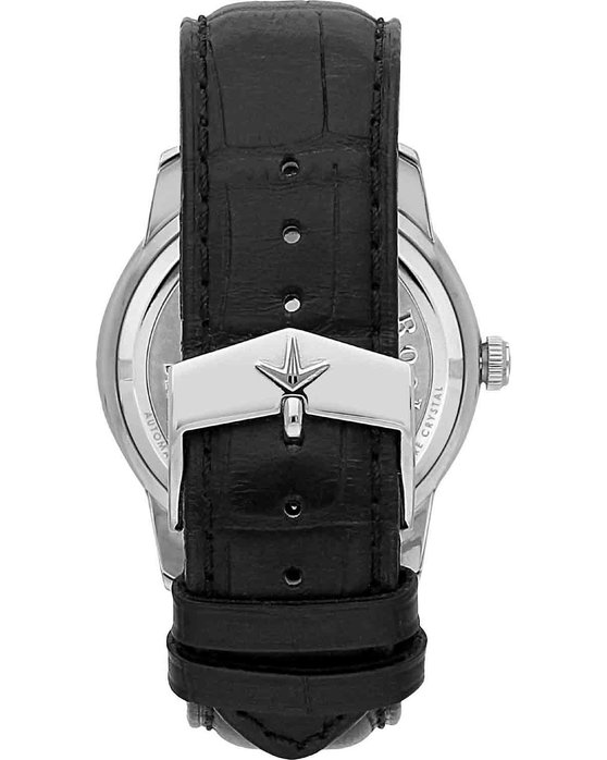 LUCIEN ROCHAT Iconic Automatic Black Leather Bracelet