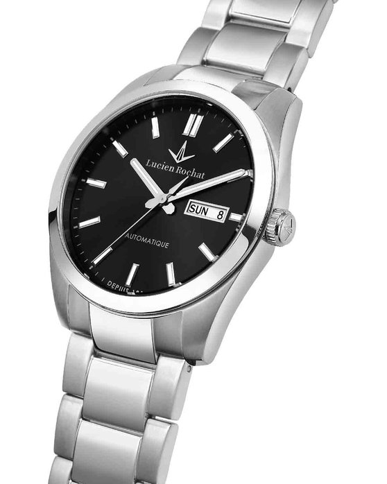 LUCIEN ROCHAT Leman Automatic Silver Stainless Steel Bracelet