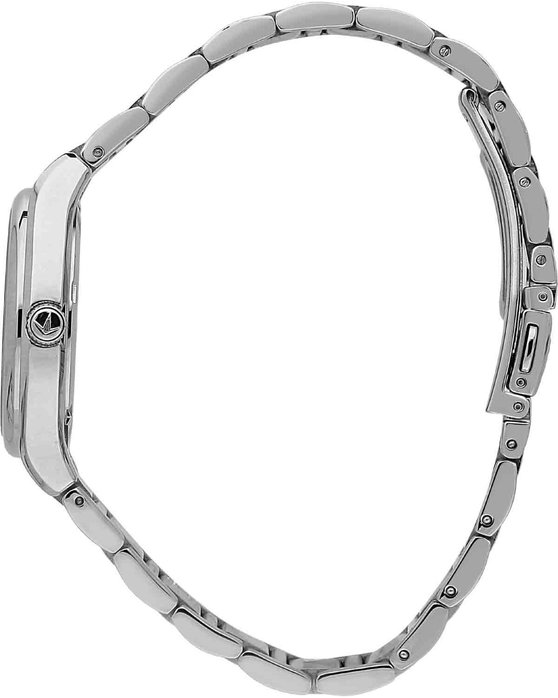 LUCIEN ROCHAT Avenue Diamonds Silver Stainless Steel Bracelet