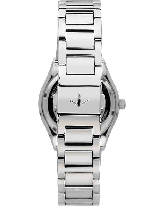 LUCIEN ROCHAT Avenue Diamonds Silver Stainless Steel Bracelet