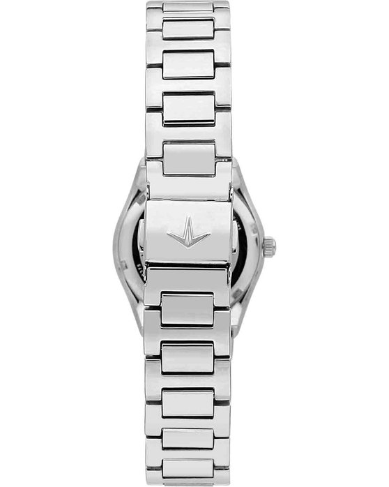 LUCIEN ROCHAT Avenue Diamonds Silver Stainless Steel Bracelet