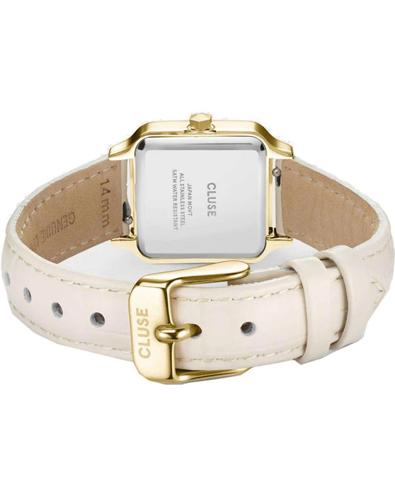 CLUSE Gracieuse Petite White Leather Strap