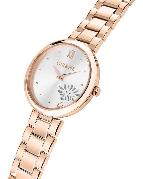 OUI&ME Cherie Rose Gold Stainless Steel Bracelet