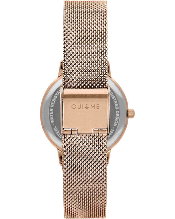 OUI&ME Fleurette Rose Gold Stainless Steel Bracelet