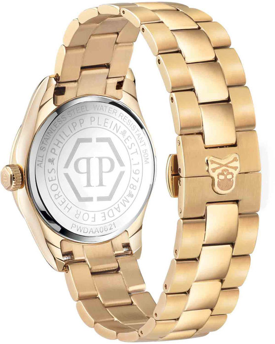 PHILIPP PLEIN Queen Crystals Gold Stainless Steel Bracelet