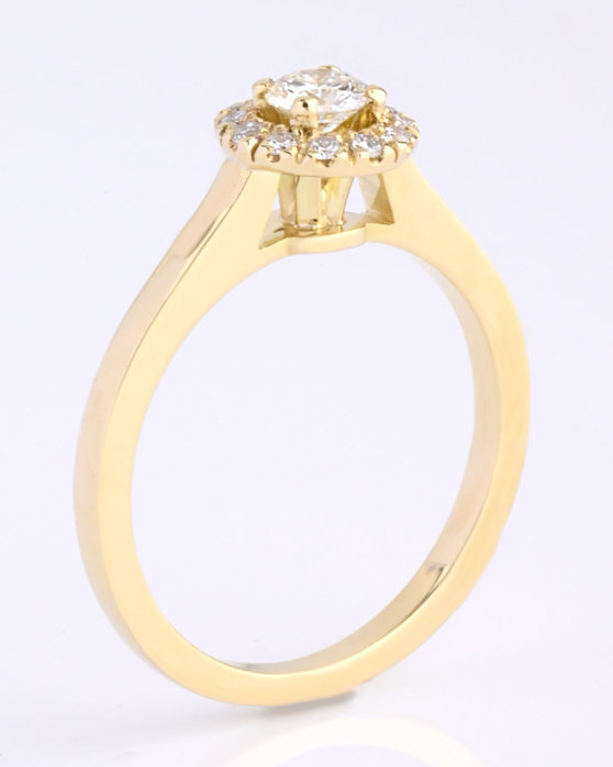 18ct Gold Engagement Ring with Diamond by Savvidis (Νο 54)