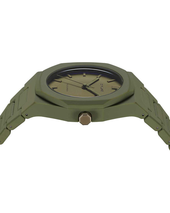 D1 MILANO Polycarbon Khaki Polycarbonate Bracelet