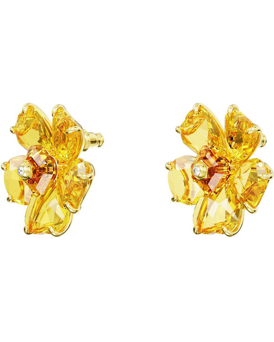 SWAROVSKI Yellow Florere stud earrings Flower