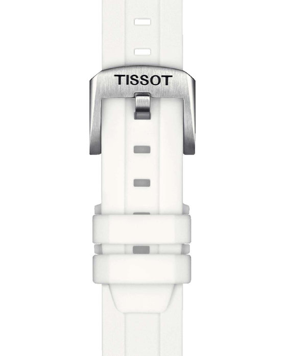 TISSOT T-Sport Seastar 1000 Diamonds White Silicone Strap