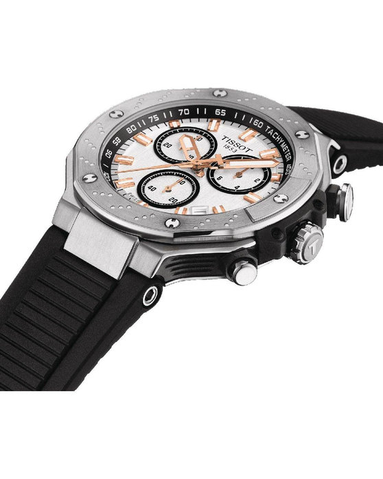 TISSOT T-Sport T-Race Chronograph Black Rubber Strap