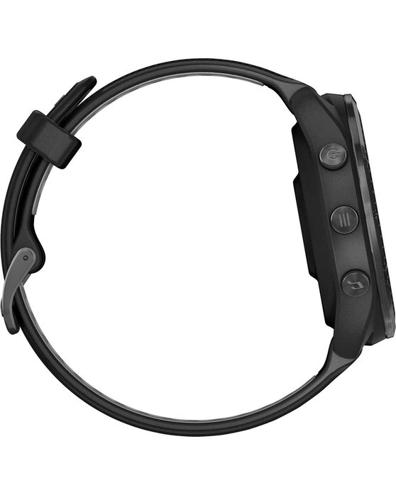 GARMIN Forerunner 965 with Black/Powder Gray Silicone Band