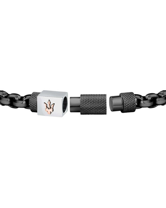 MASERATI Stainless Steel Bracelet with logo