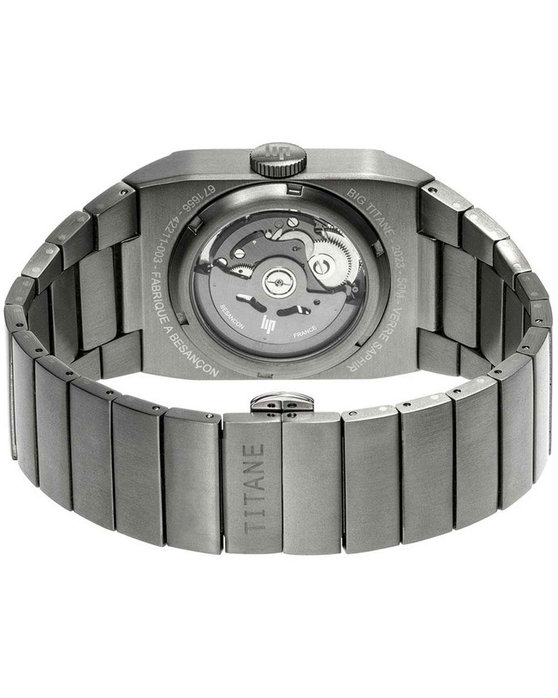 LIP Big TV Automatic Silver Titanium Bracelet