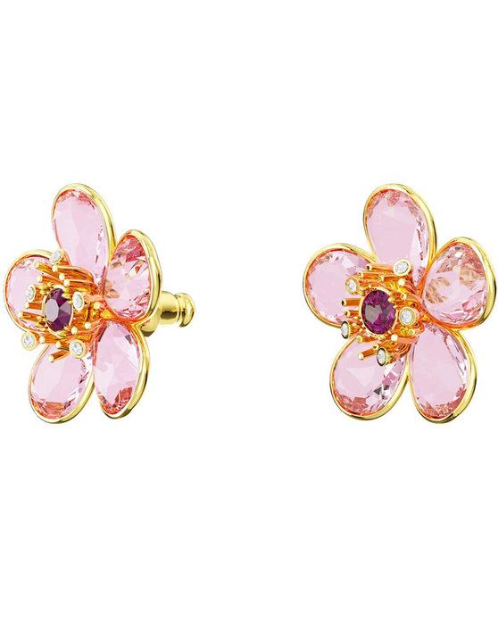 SWAROVSKI Pink Florere stud earrings Flower