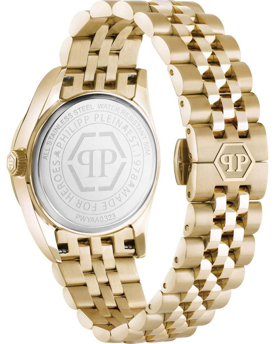 PHILIPP PLEIN Superlative Crystals Gold Stainless Steel Bracelet