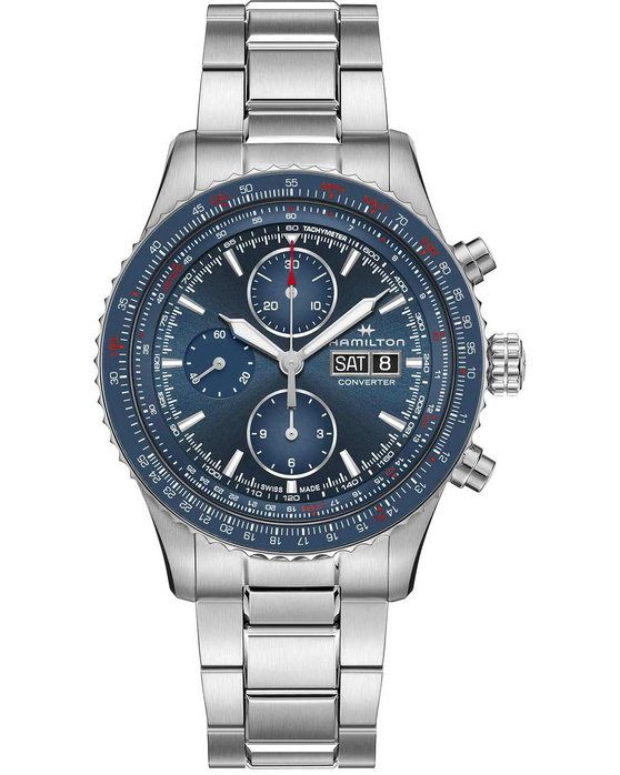 HAMILTON Khaki Aviation Converter Automatic Chronograph Silver